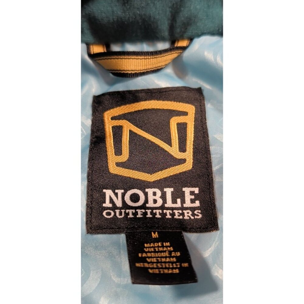Noble Outfitters Ark Puffer Vest Womens Medium Green Quilted Equestrian Gilet - Picture 7 of 11